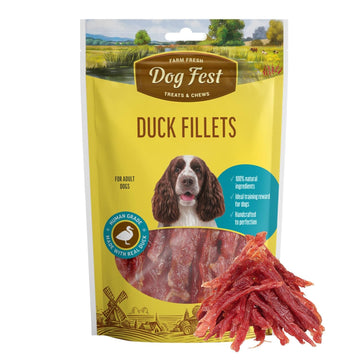 Dog Fest Duck Fillets Treats For Adult Dog